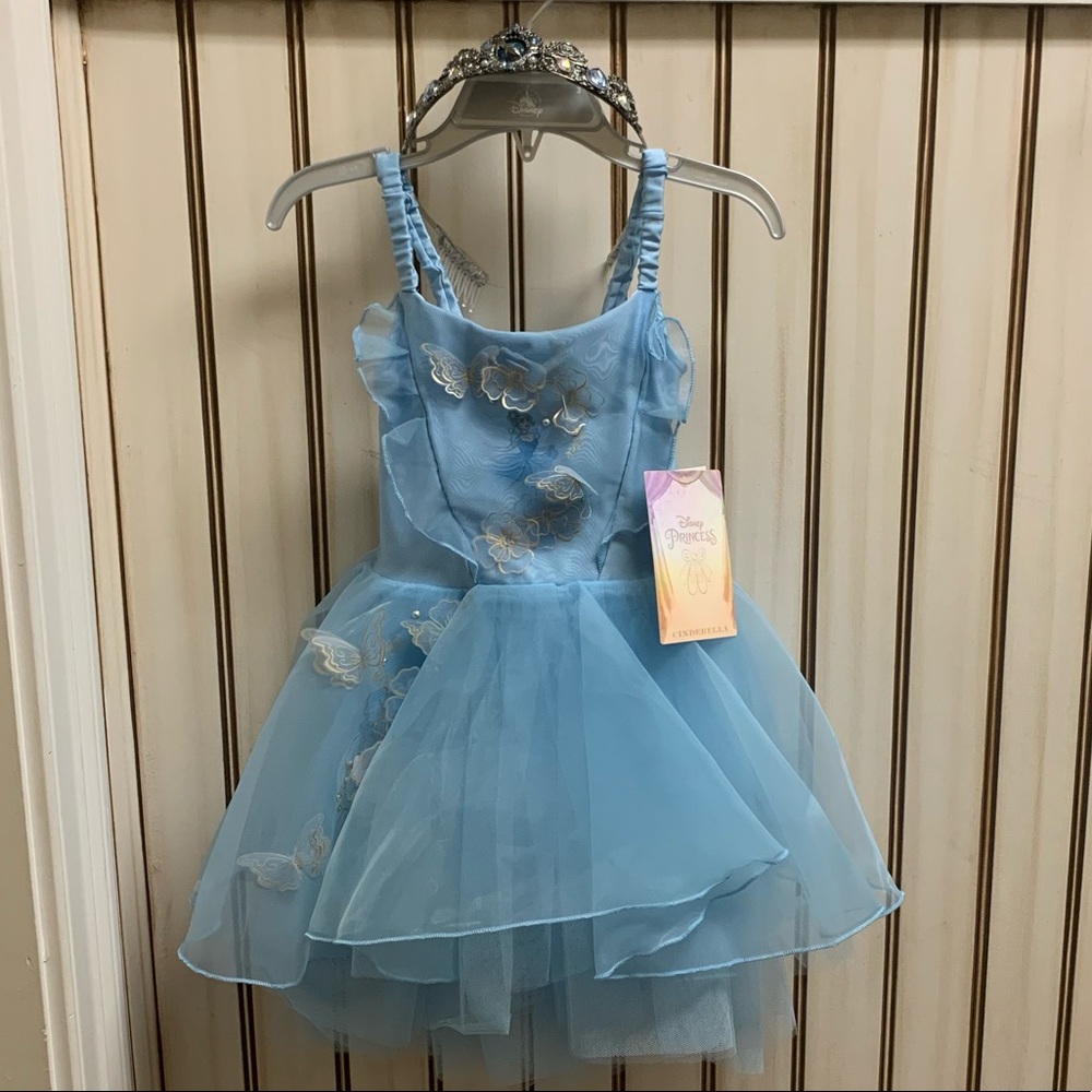 Disney Cinderella 3T princess gown and tiara